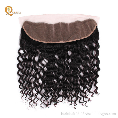 cambodian hair vendors lace frontal closure 13x4 Jerry curly remy hair cheap closure hair piece